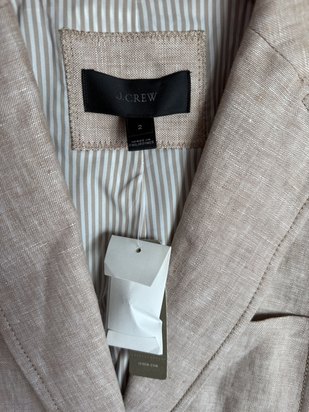 NEW J. Crew Rhodes linen blazer 2 - Picture 6 of 10